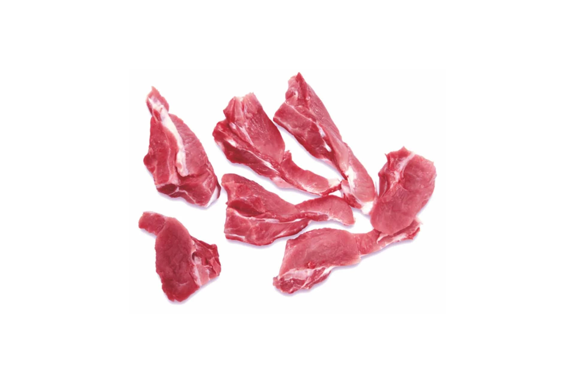 90/10 Trimming (9001), boneless, rindless, photographed on a plain white background.