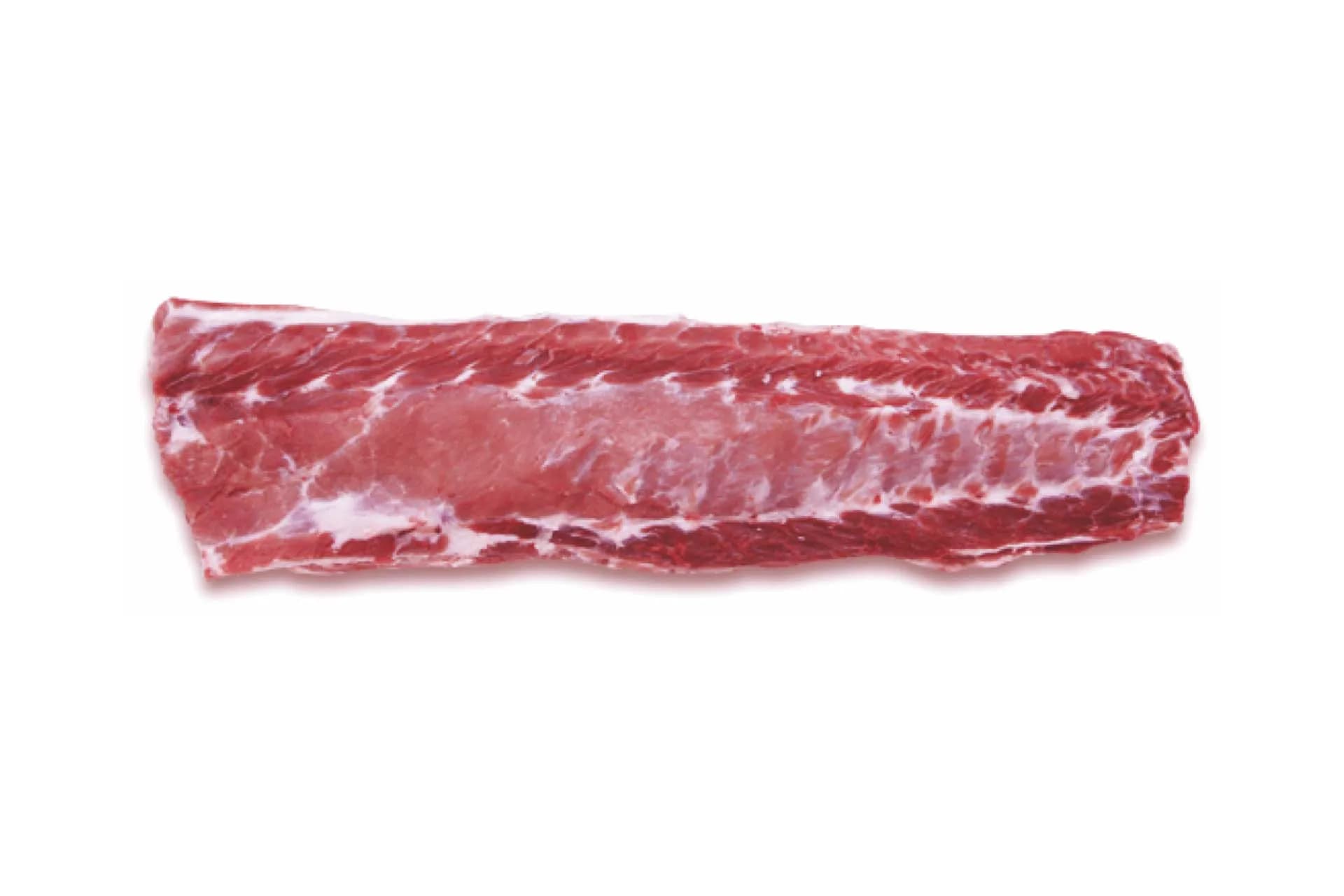 Boneless Chain On Loin (1203), boneless, photographed on a plain white background.