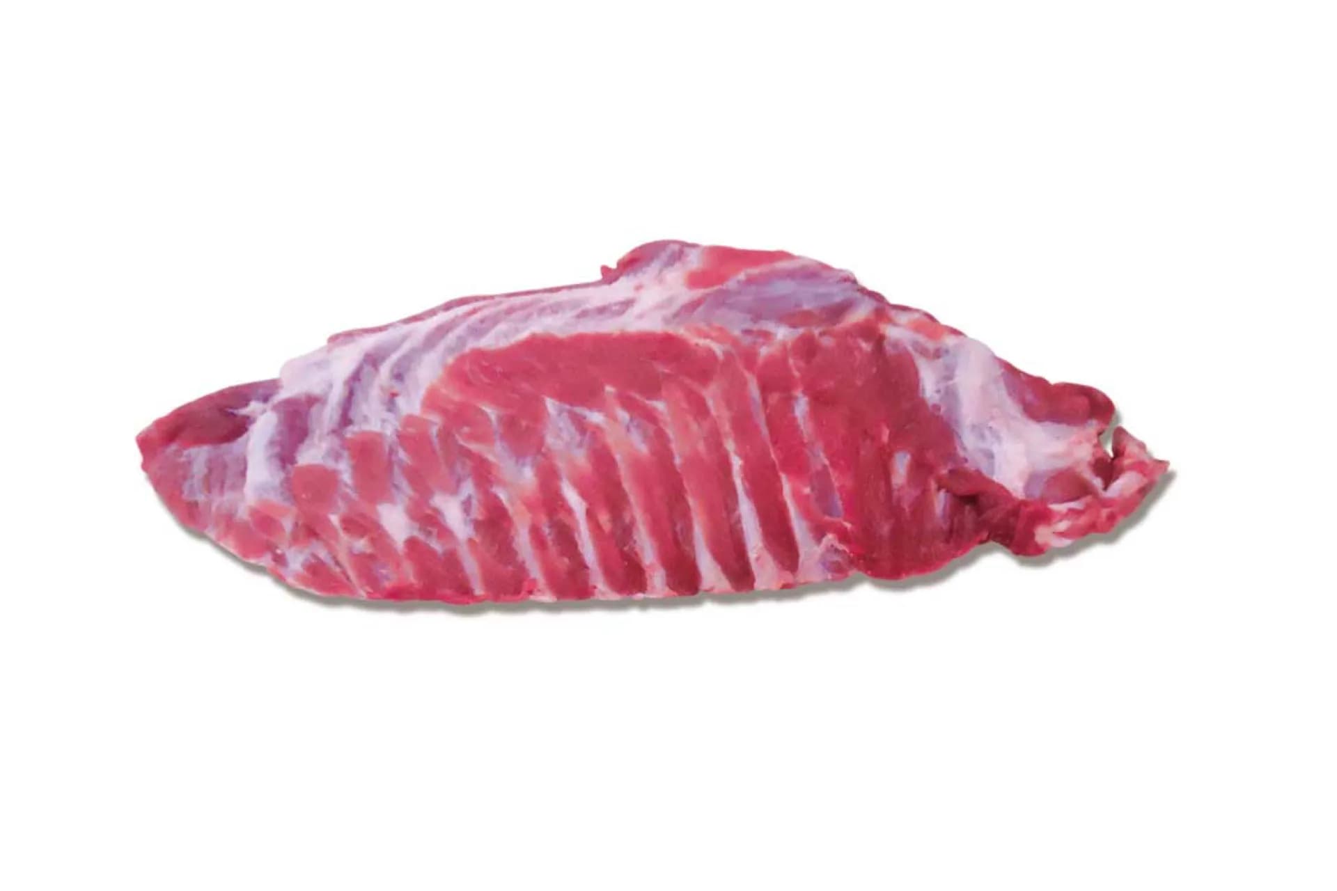 Riblet on Sparerib (2301), bone-in, photographed on a plain white background.