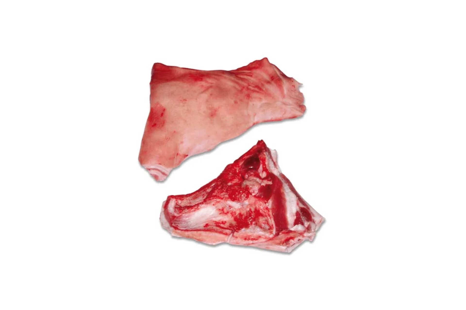 Rind On Jowl (5000), boneless, rind-on, photographed on a plain white background.